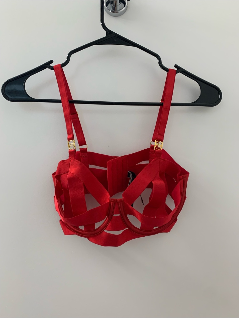 Victoria's Secret Red Cutout Bra
